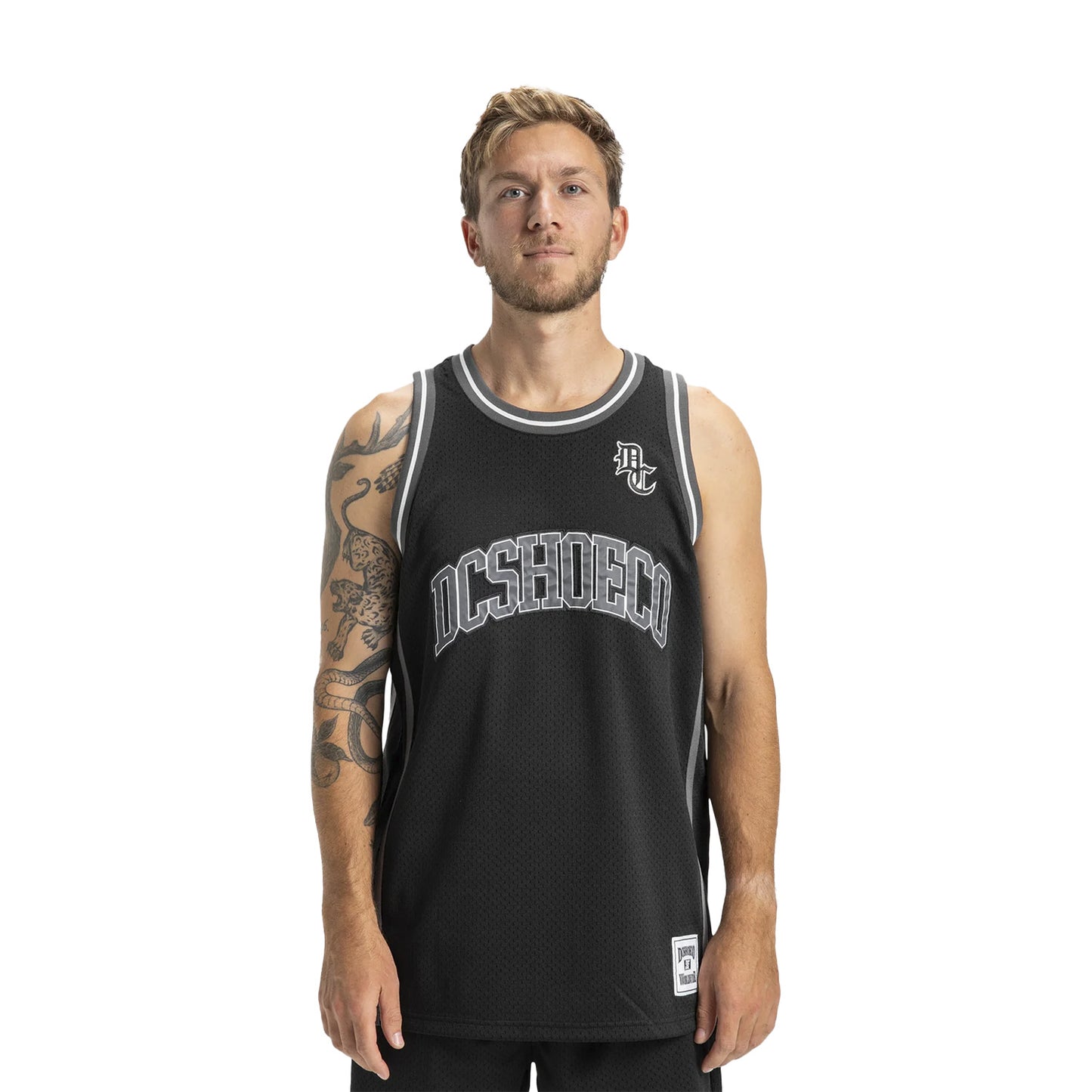 Camiseta Negra DC Shoes Baskteball