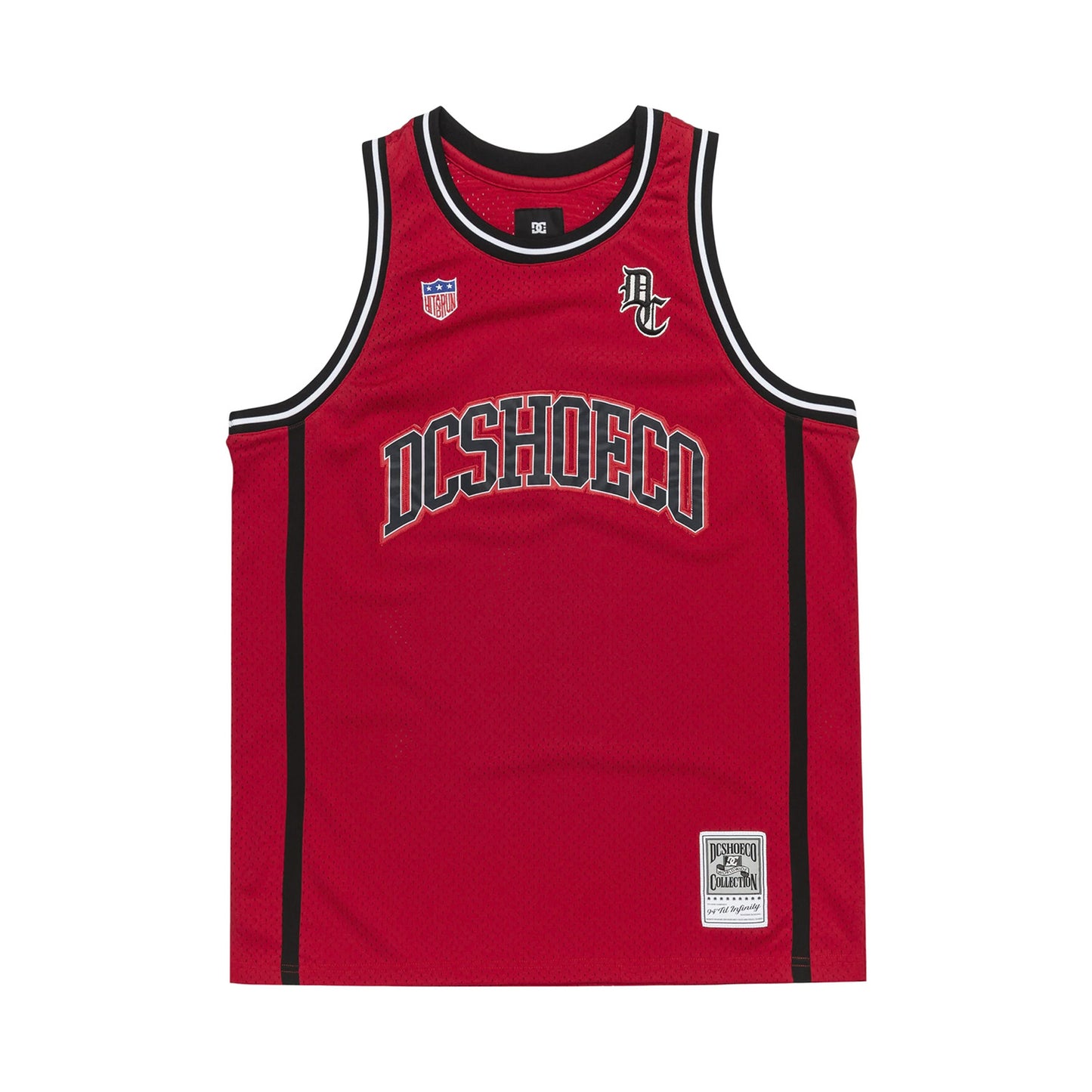 Camiseta Roja DC Shoes Baskteball