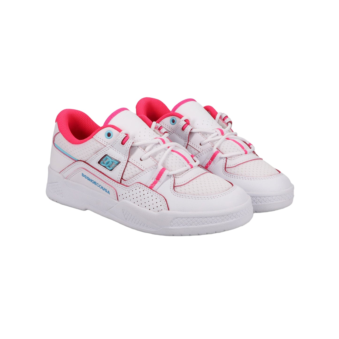 Tenis DC Shoes Construct Blanco/Rosa