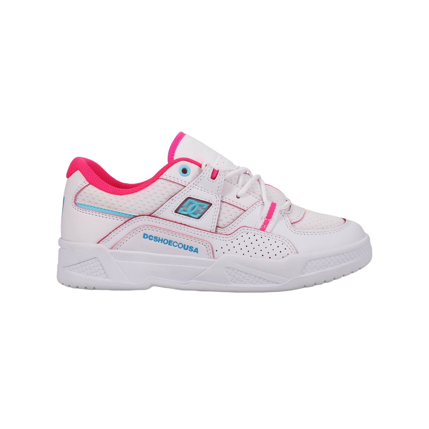 Tenis DC Shoes Construct Blanco/Rosa