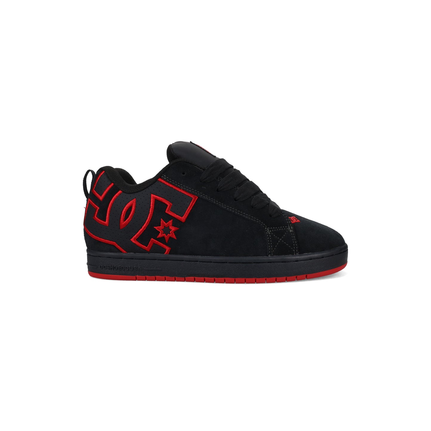 Tenis DC Shoes Court Graffik Negro-Rojo