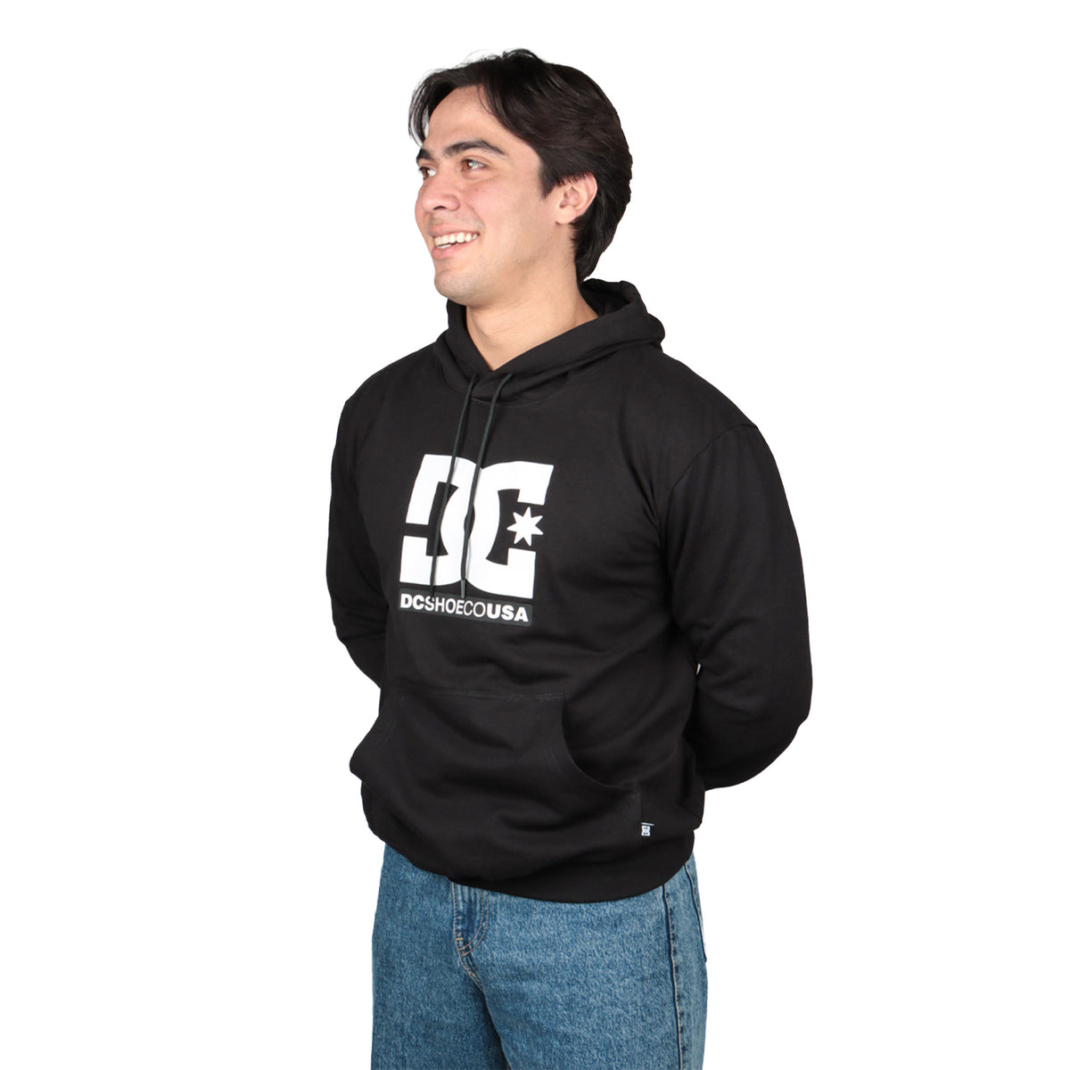 Sudadera con Capucha DC Big Logo Negra