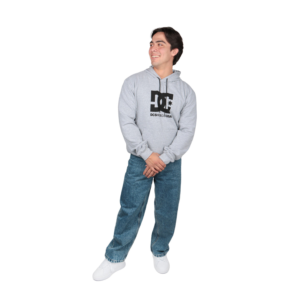 Sudadera con Capucha DC Big Logo Blanca