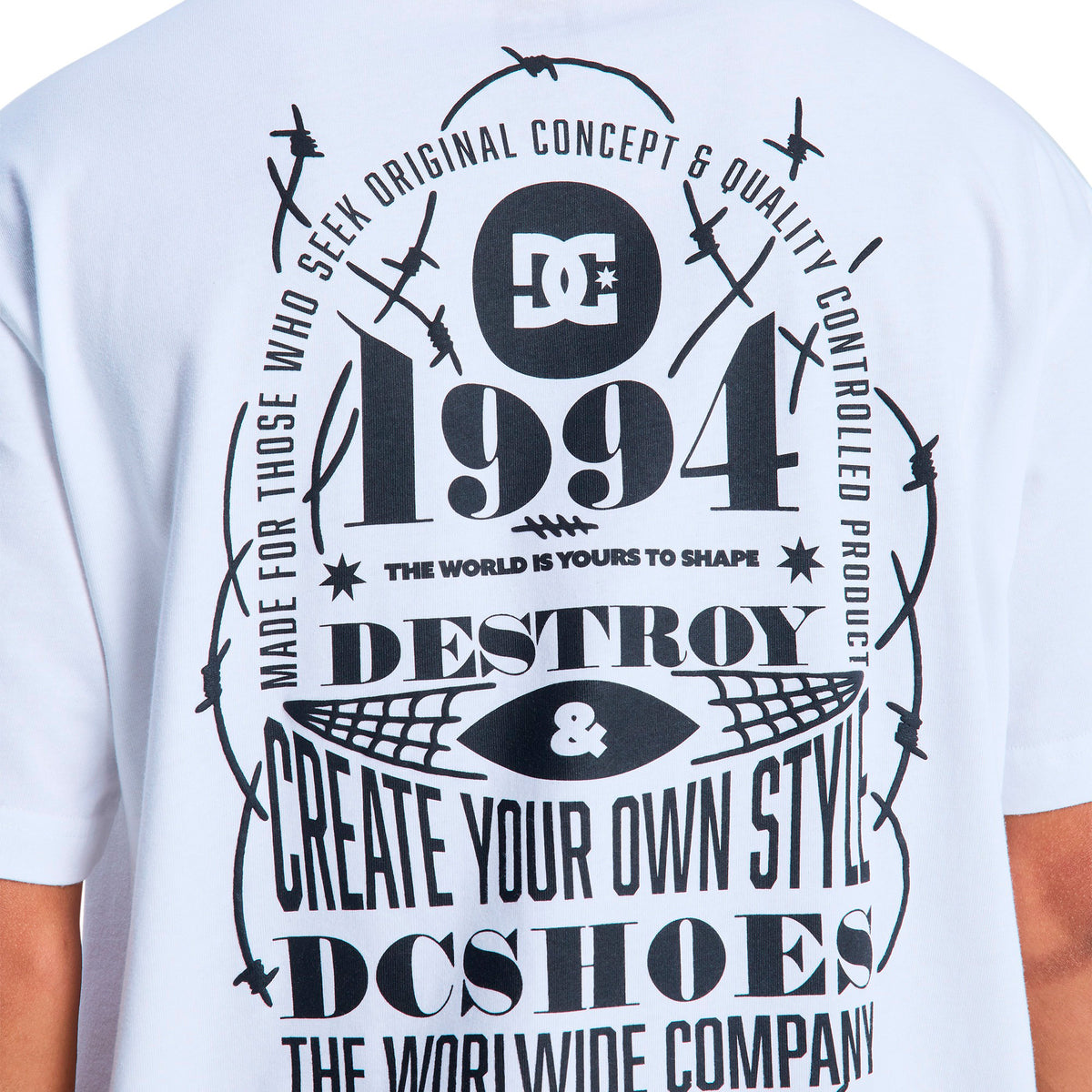 Playera Shape or Destroy HSS WHT