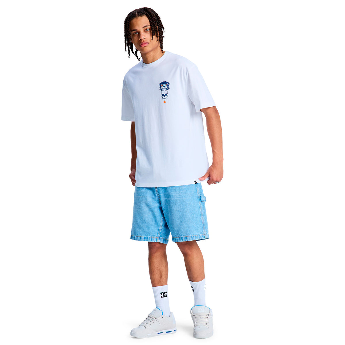 Playera DC Tiger Bite HSS WHT