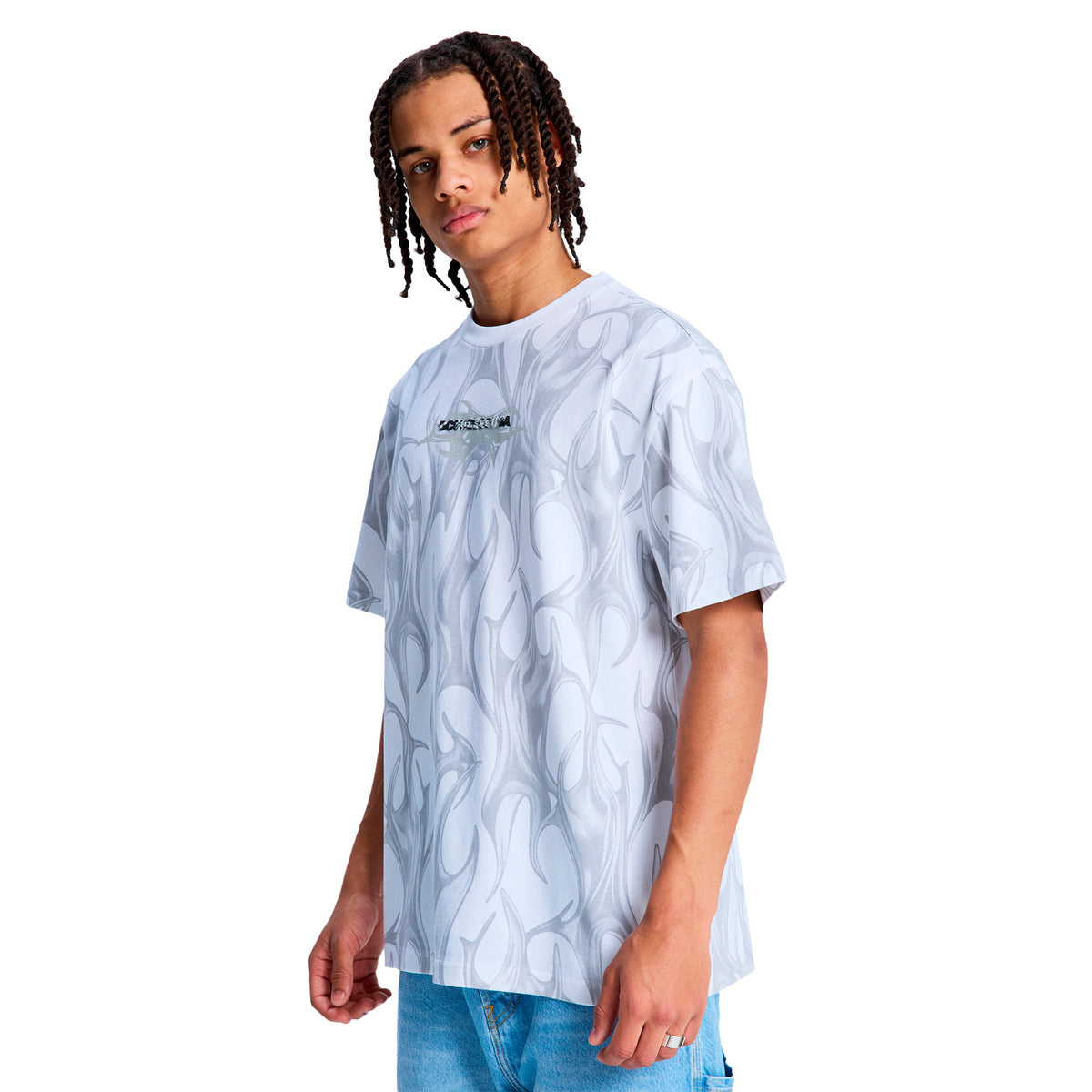 Playera DC Liquid Fuego HSS WHT