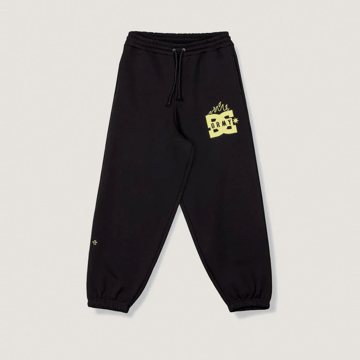 The Swarm DC Shoes x Grimey Baggy Sweatpants BLK