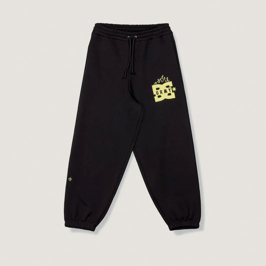 The Swarm DC Shoes x Grimey Baggy Sweatpants BLK