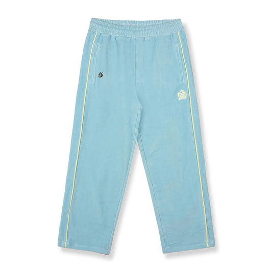 The Swarm DC Shoes X Grimey Velvet Track Pants Wide Leg