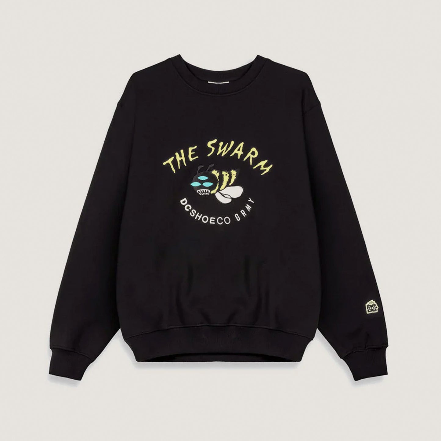 The Swarm DC Shoes X Grimey Vintage Crewneck BLK